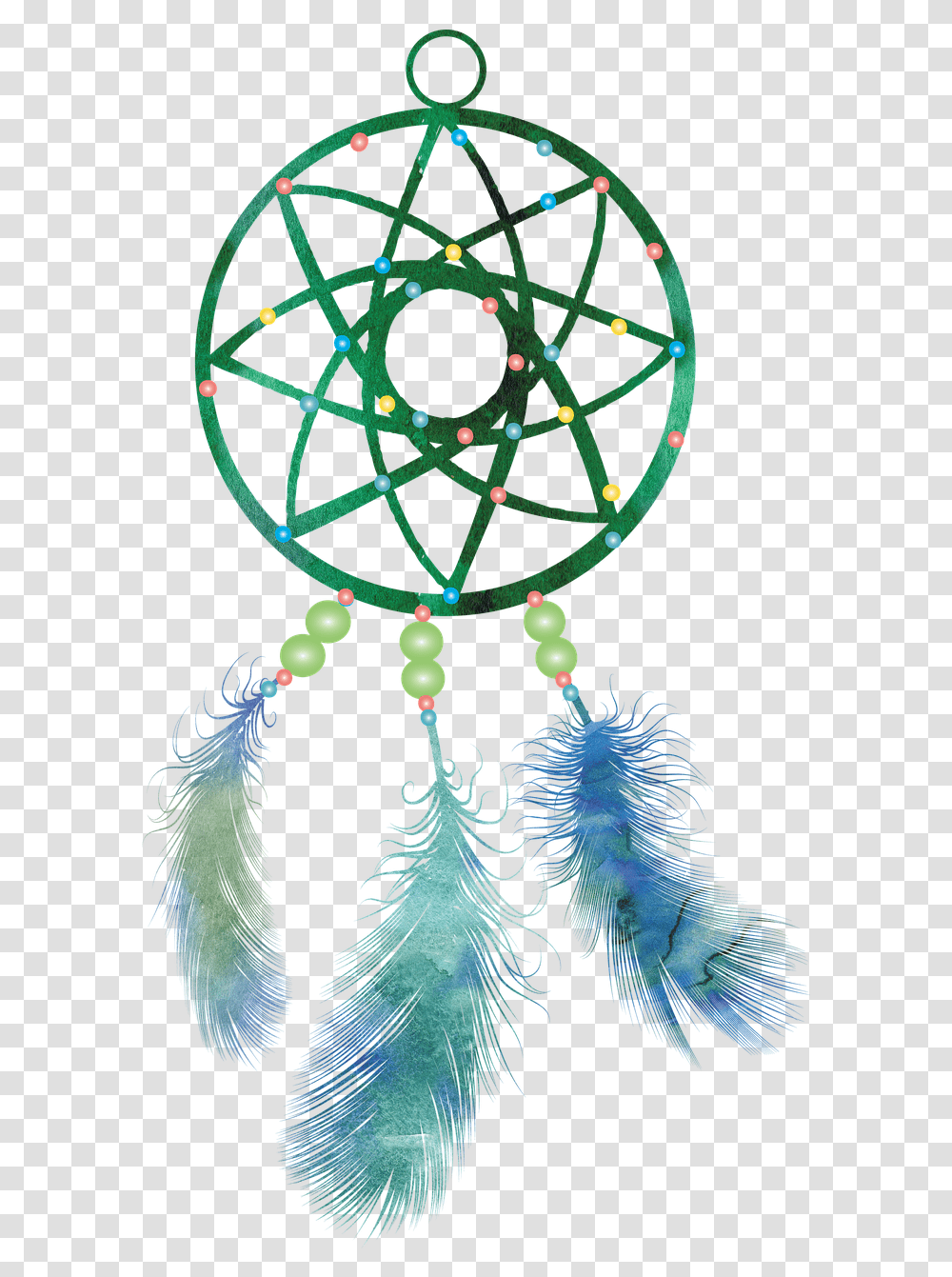 Dreamcatcher Watercolor Feathers Free Image On Pixabay Dessin Attrape Reve Facile, Ornament, Tree, Plant, Pattern Transparent Png