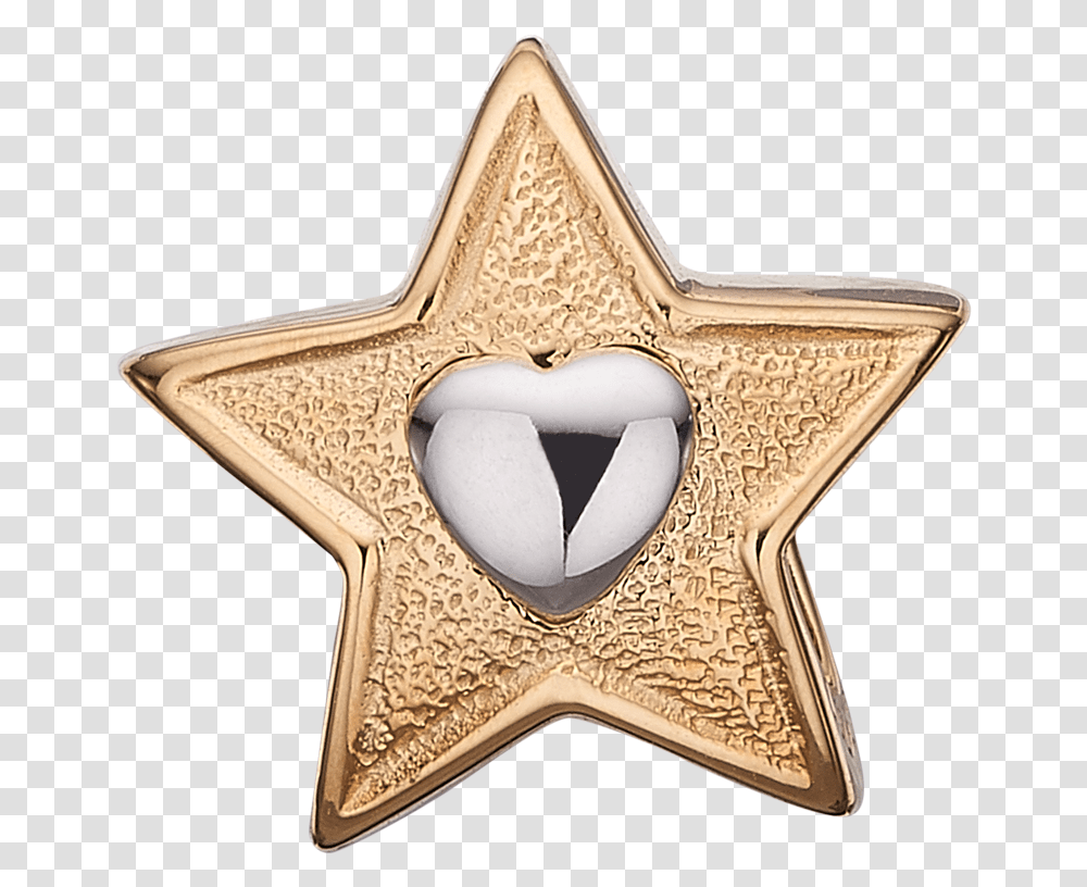 Dreaming Hearts Gold Plated Charm Jewellery, Star Symbol, Cross Transparent Png