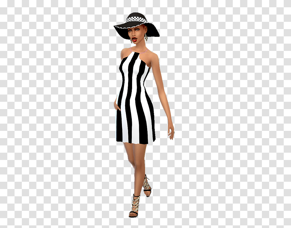 Dreaming Sims Whole Body Downloads Sims Clothes, Dress, Person, Female Transparent Png