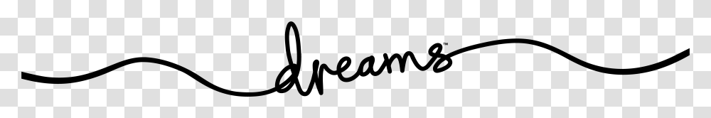 Dreams Logo Wide Calligraphy, Gray, World Of Warcraft Transparent Png