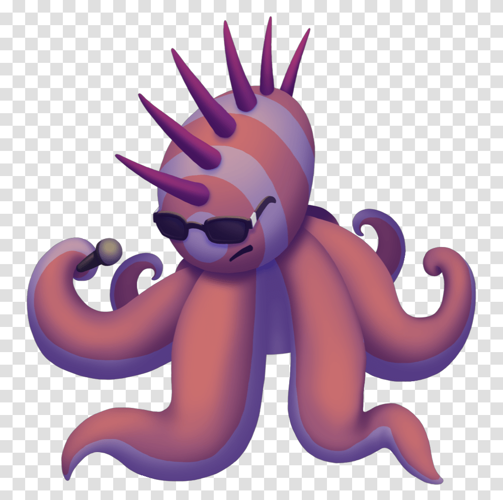 Dreamscape Squiggle Park Characters, Toy, Animal, Octopus, Invertebrate Transparent Png