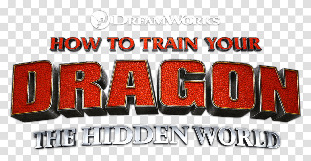 Dreamworks Animation Train Your Dragon Hidden World Logo, Word, Alphabet Transparent Png