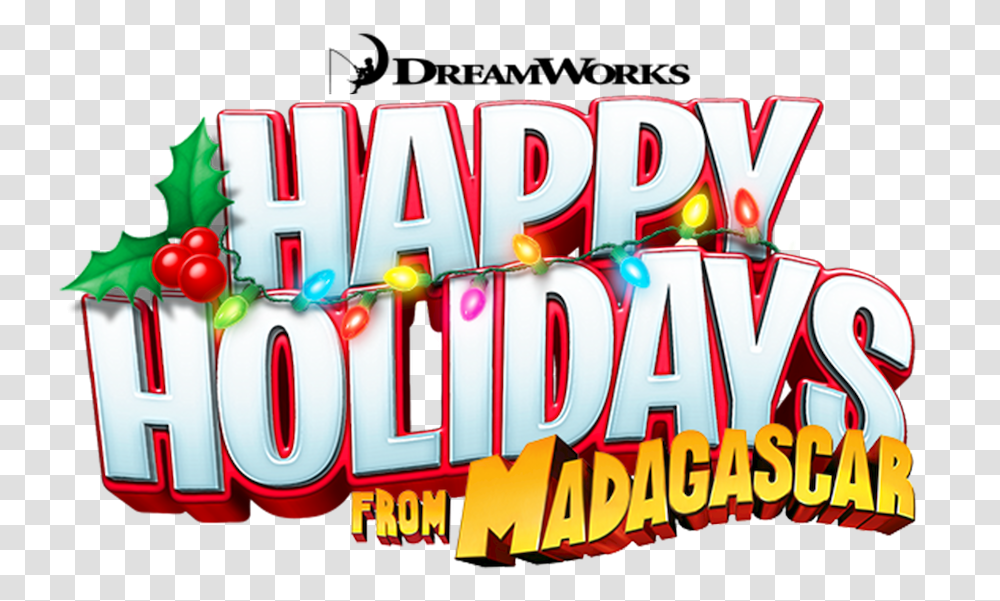 Dreamworks Happy Holidays From Madagascar Madagascar, Dynamite, Gambling, Game, Slot Transparent Png