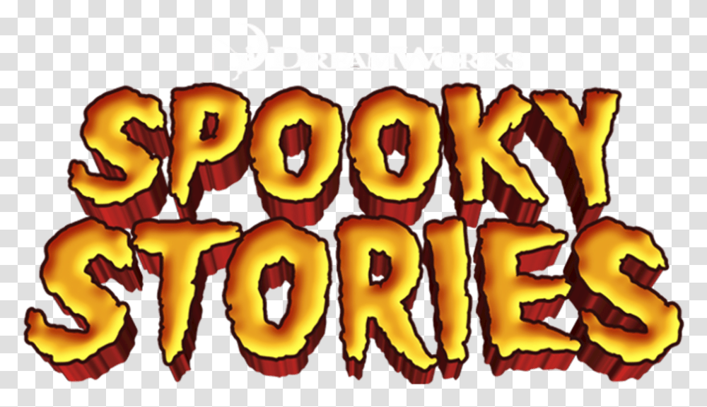 Dreamworks Spooky Stories Netflix Illustration, Text, Alphabet, Number, Symbol Transparent Png