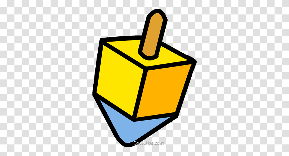 Dreidel Royalty Free Vector Clip Art Illustration, Rubix Cube, Rubber Eraser Transparent Png