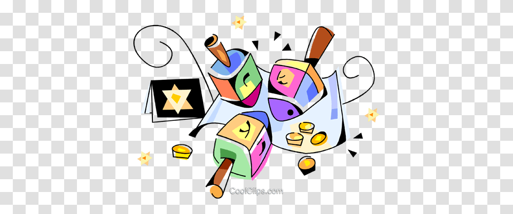 Dreidels Royalty Free Vector Clip Art Illustration, Doodle, Drawing, Performer, Crowd Transparent Png