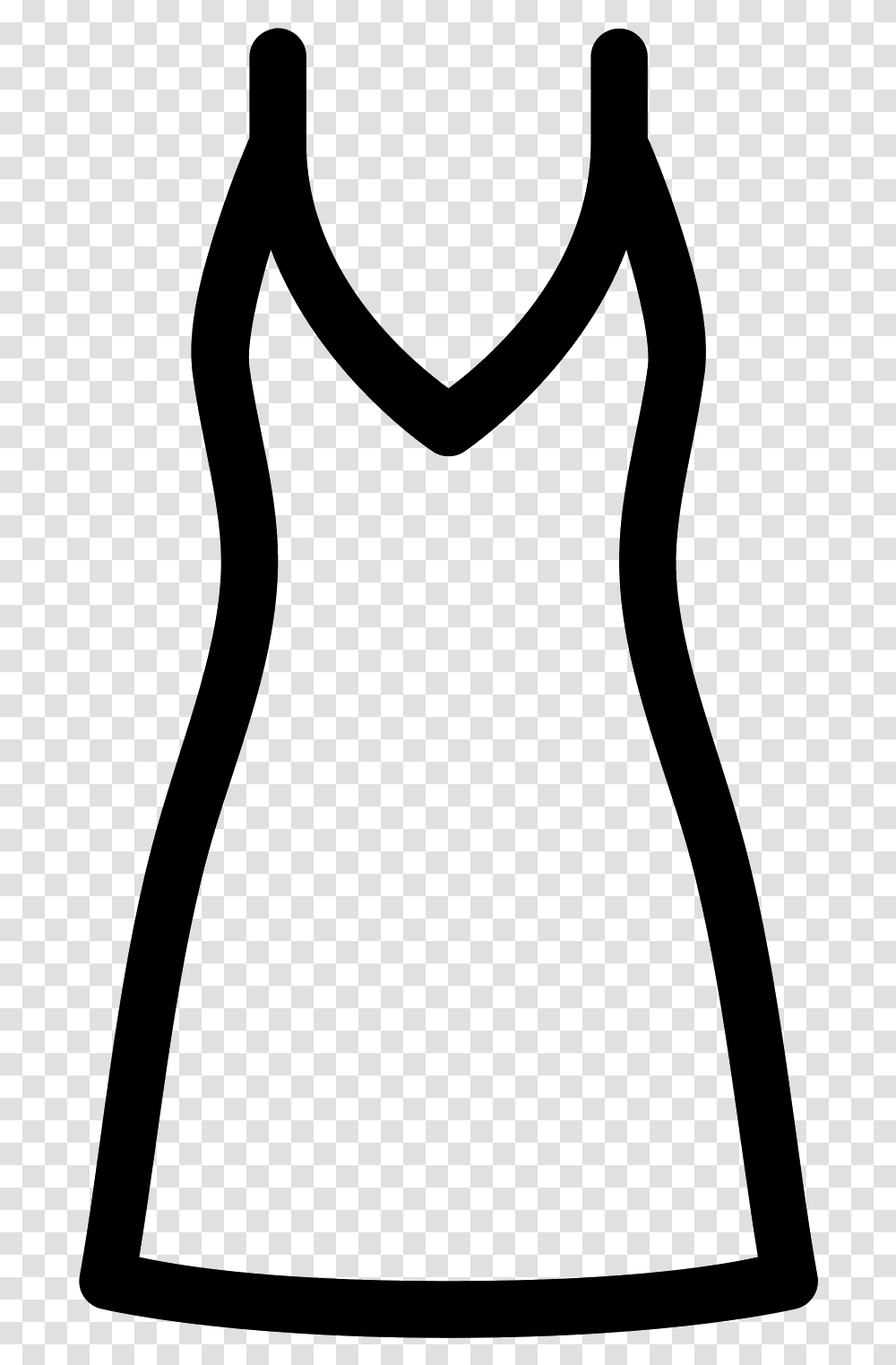 Dress Clipart Icon Dress Picture Black And White, Gray, World Of Warcraft Transparent Png