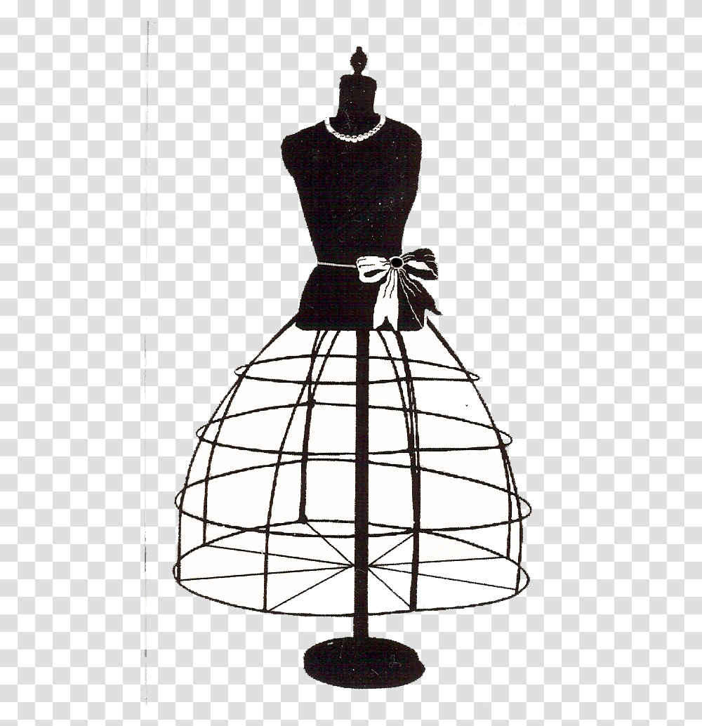 Dress Clipart Mannequin Vintage Paris, Lighting, Paper, Hoop Transparent Png