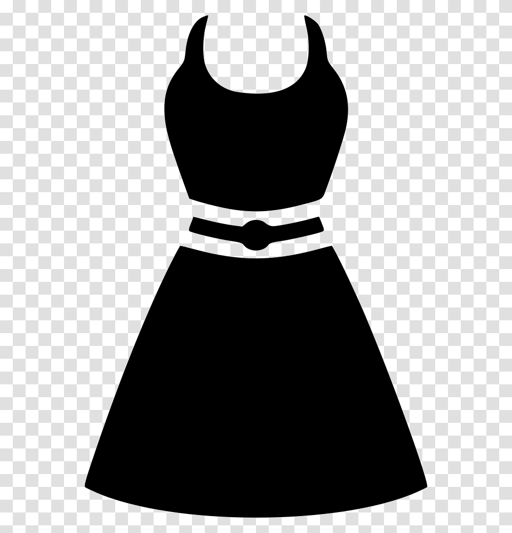 Dress Costume Fashion Cloth Clothing Icon Fashion, Accessories, Accessory, Silhouette, Jewelry Transparent Png