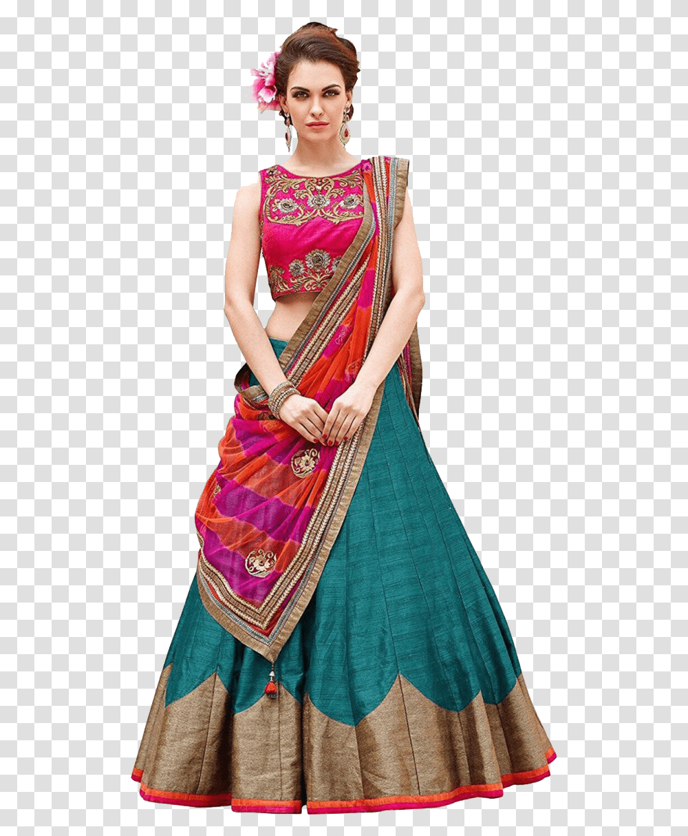 Dress How You Want To Be Addressed Lehenga With Price, Apparel, Sari, Silk Transparent Png