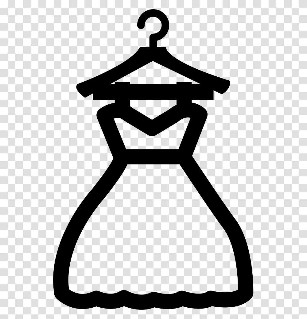 Dress Icon Dress Icon, Stencil, Triangle, Logo Transparent Png