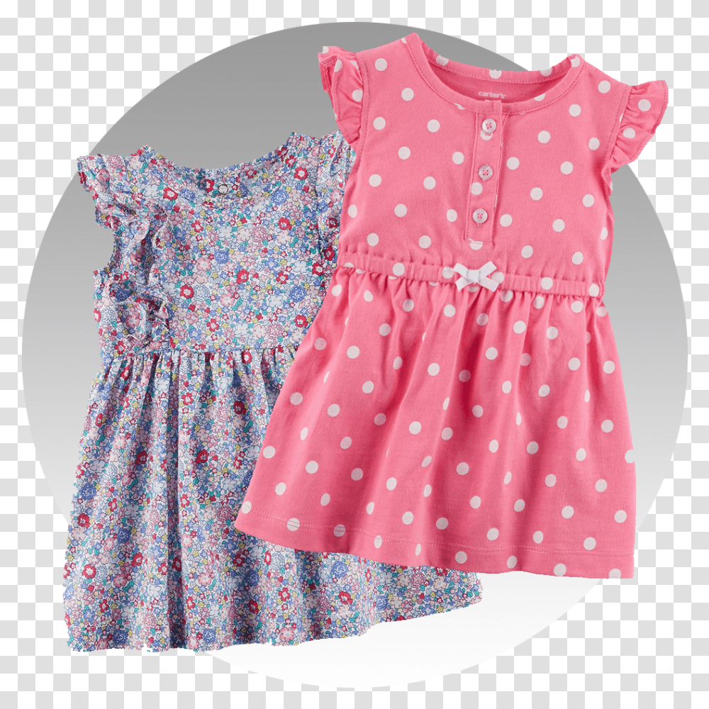 Dress Polka Dot, Apparel, Blouse, Texture Transparent Png