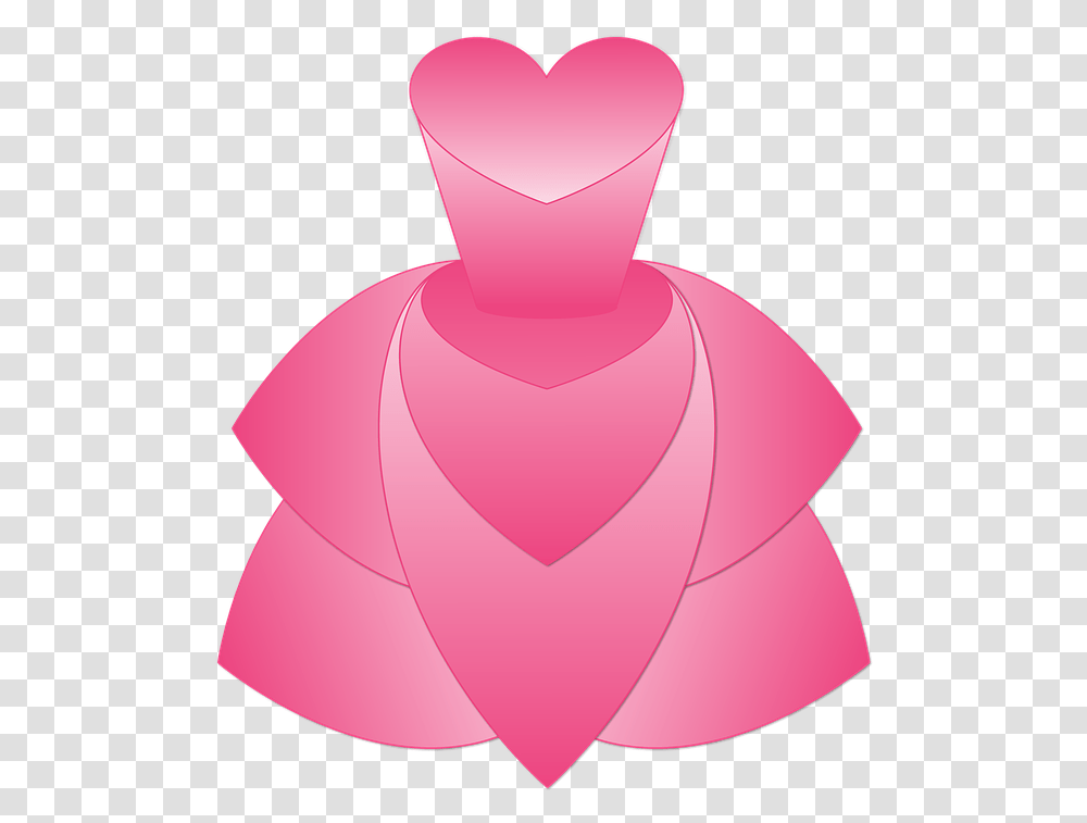 Dress Princess Rosa Color Pink Girl Princess Dress Illustration, Petal, Flower, Plant, Blossom Transparent Png