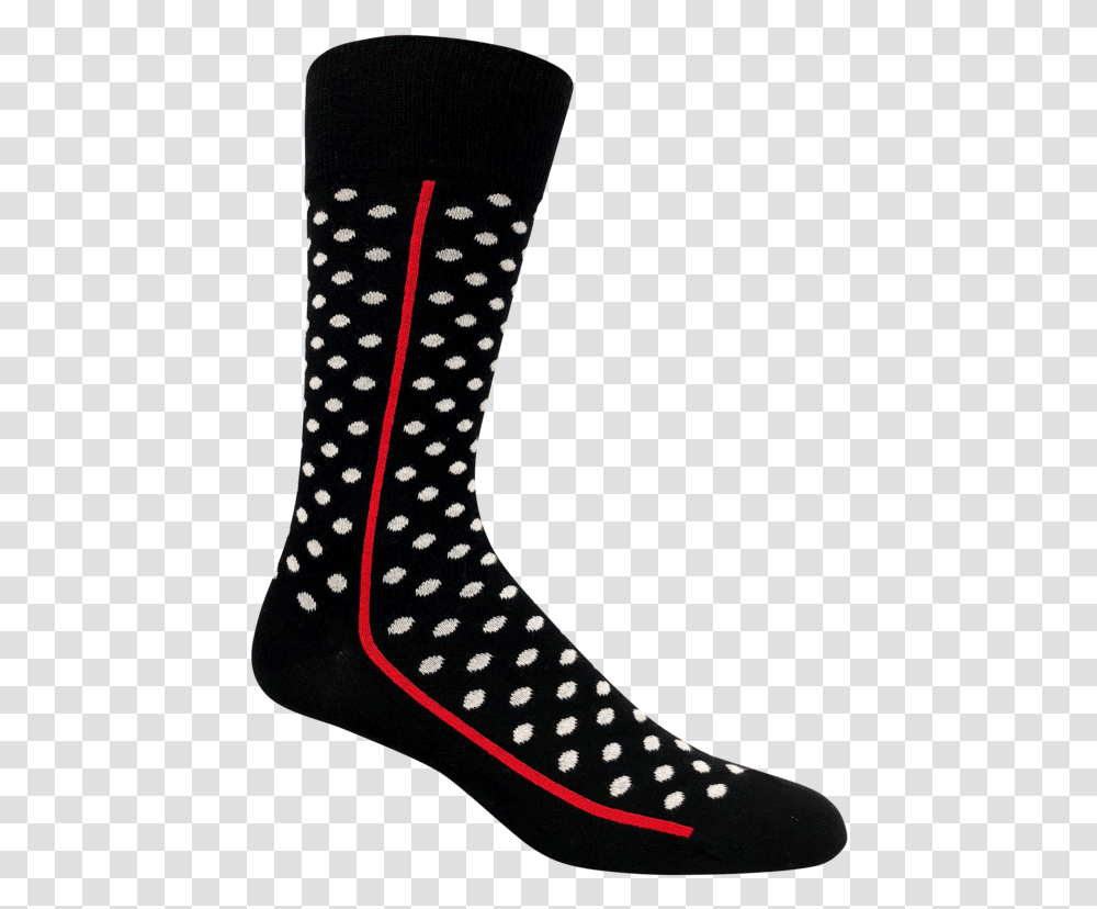 Dress Socks Polka Dots Red Line Black Mens Red Dress Socks, Clothing, Apparel, Shoe, Footwear Transparent Png