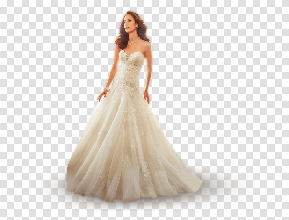 Dress Wedding Dress, Apparel, Female, Person Transparent Png