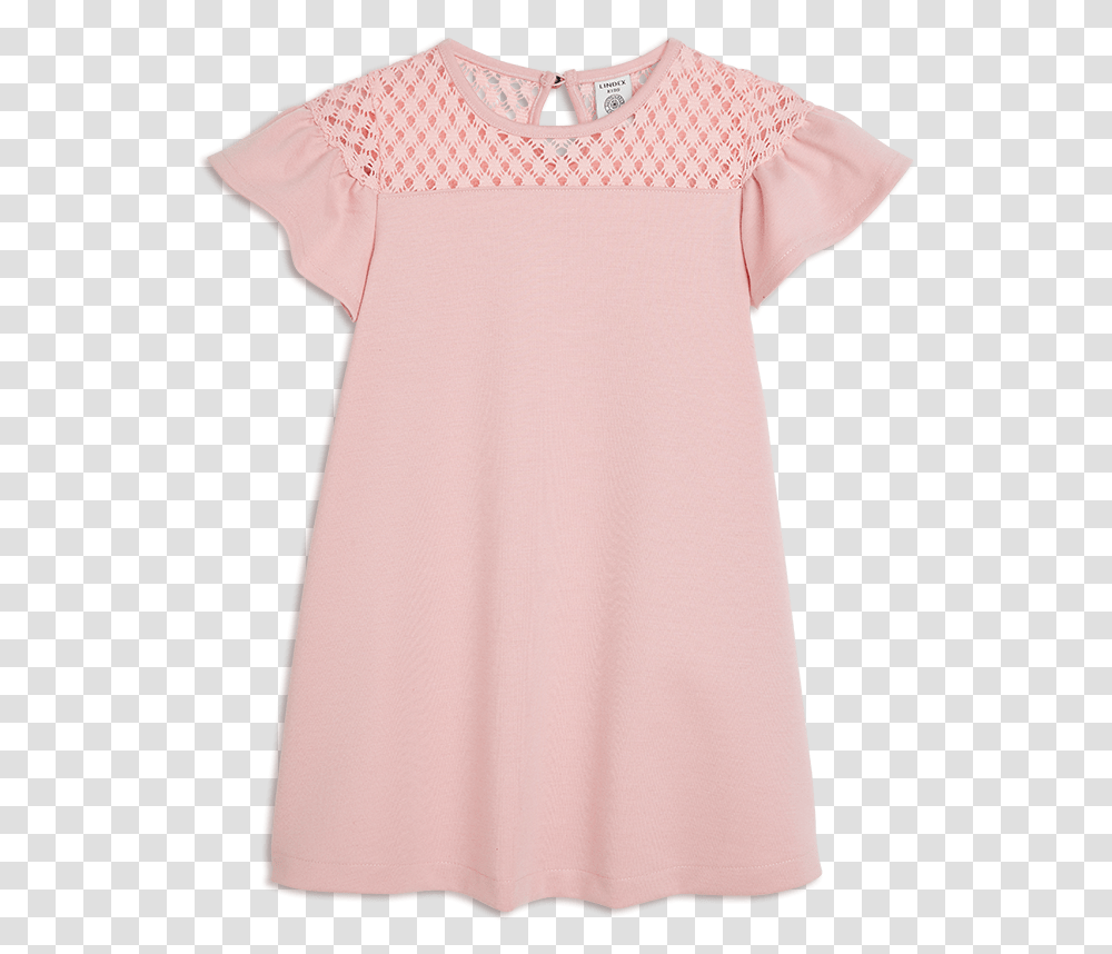 Dress With Lace Pink Blouse, Sleeve, Female, Shirt Transparent Png