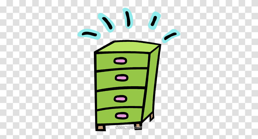 Dresser Chest Of Drawers Royalty Free Vector Clip Art, Furniture, Cabinet Transparent Png