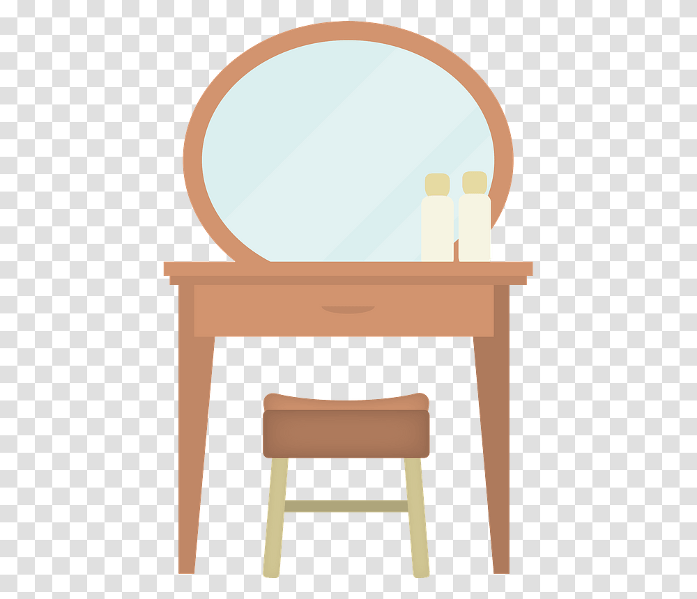 Dressing Table Furniture Clipart Chair, Drawer, Cabinet, Tape, Architecture Transparent Png