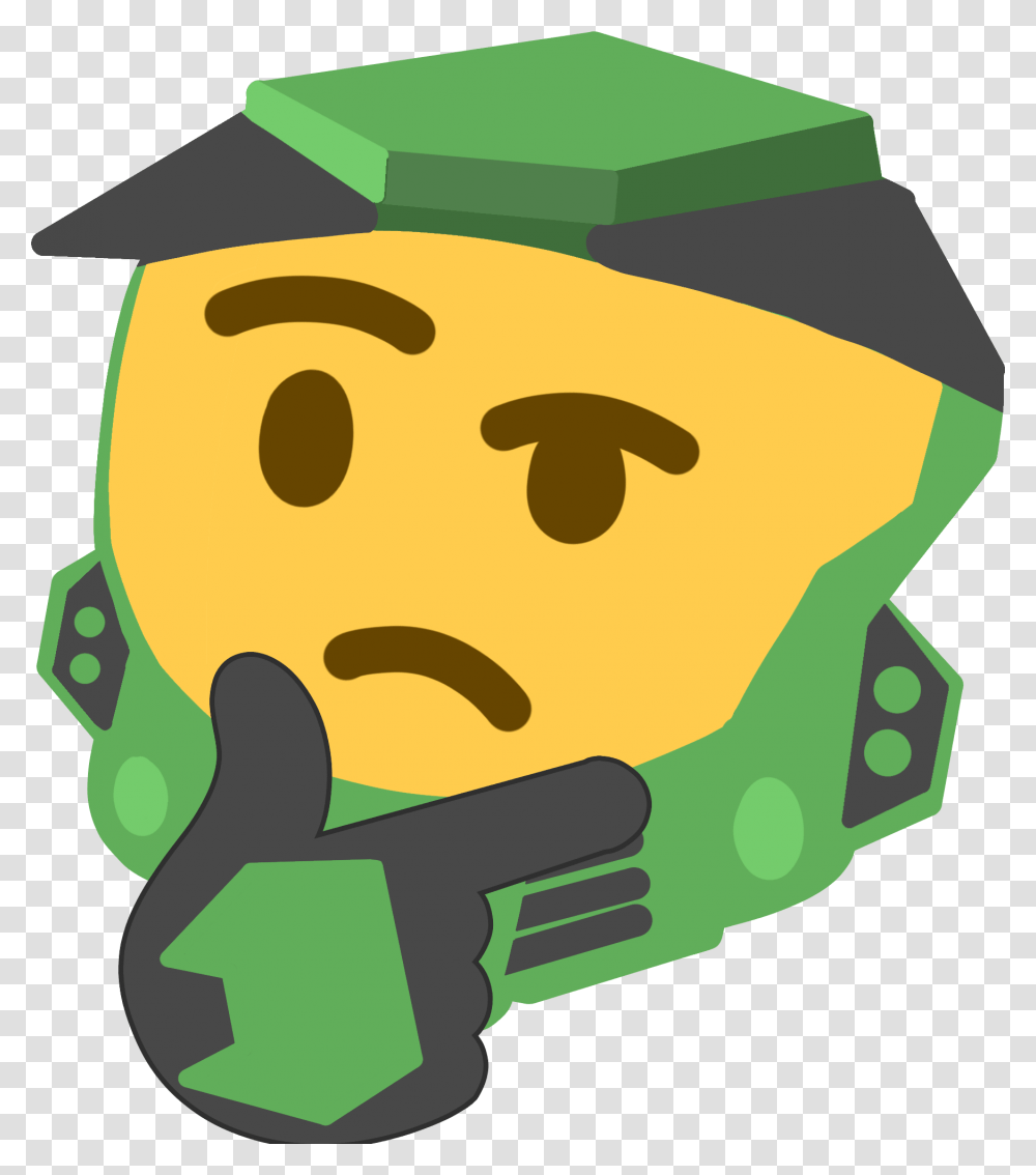 Drew A Chief Thinking Emoji Halo, Food, Plant, Recycling Symbol, Graduation Transparent Png