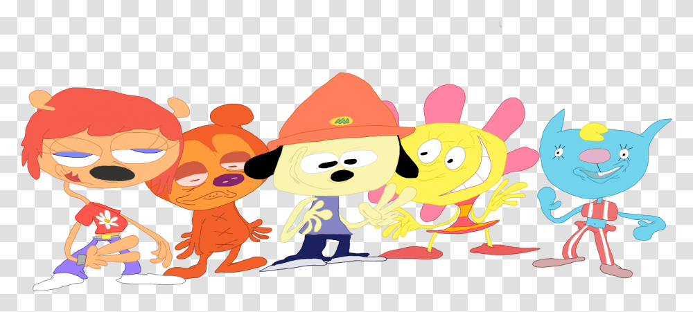 Drew All Of The Main Characters From The Parappa The, Outdoors, Animal Transparent Png