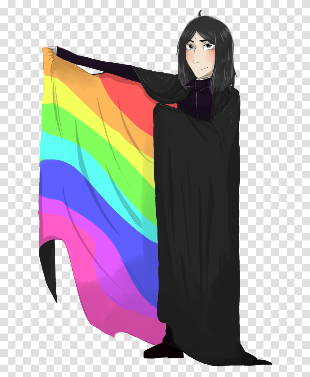 Drew Banana Ge Ge S Rainbow Sev Because He A Precious Illustration, Costume, Person, Fashion Transparent Png