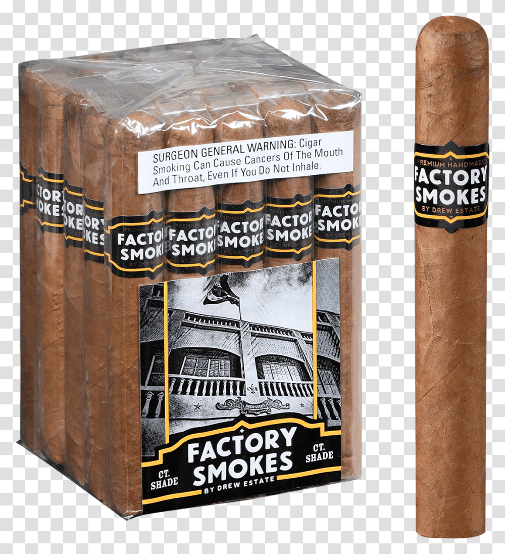 Drew Estate Factory Smokes Shade Churchill Box, Weapon, Weaponry, Bomb, Dynamite Transparent Png