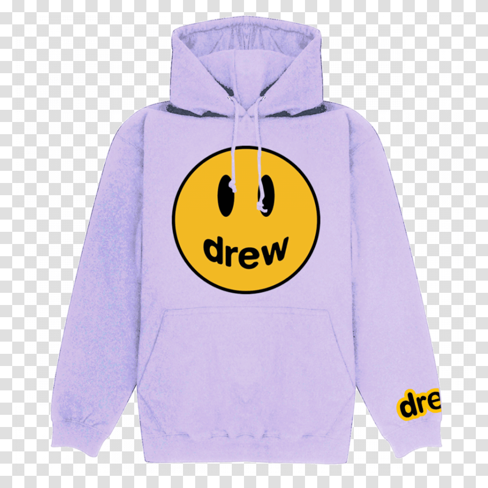 Drew House Drew Hoodie Blue, Clothing, Apparel, Sweatshirt, Sweater Transparent Png