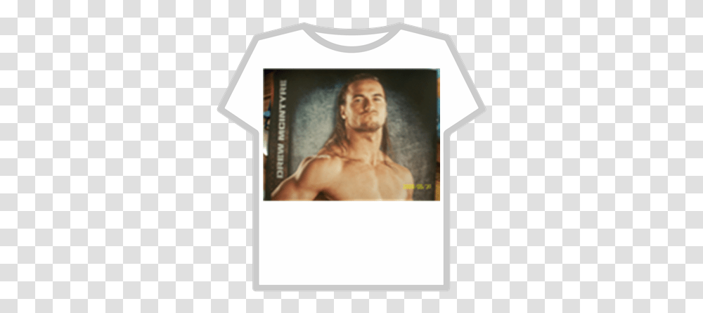 Drew Mcintyre Picture T Attack On Titan T Shirt Roblox, Person, Face, Text, Clothing Transparent Png