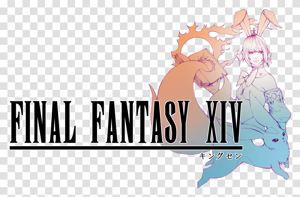 Drew My Summoner In A Ff Logo Style Final Fantasy Ix Logo, Poster, Advertisement, Person Transparent Png