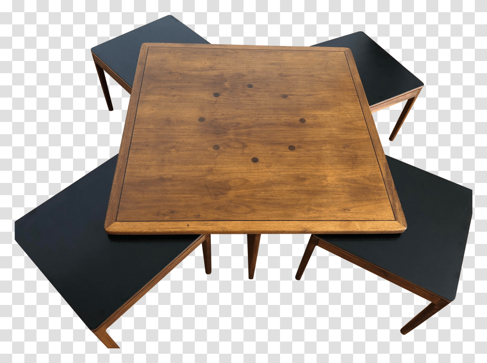 Drexel Declaration Walnut Coffee And Nesting Tables Coffee Table Transparent Png