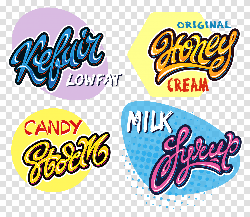 Dribbble Calligraphy, Sweets, Food, Label, Text Transparent Png