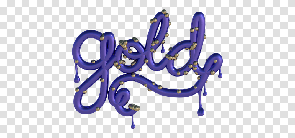 Dribbble Gold Dribblepng By Maria Del Rosario Bercian Farias Calligraphy, Purple, Accessories, Accessory, Jewelry Transparent Png