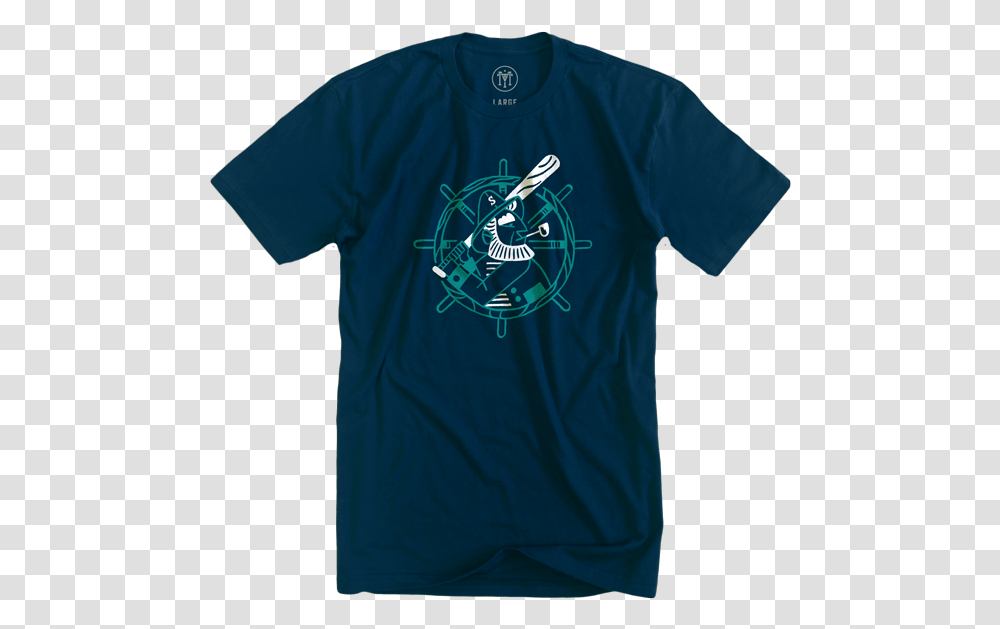 Dribbble Marinerspipepng By Brad Woodard Unisex, Clothing, Apparel, T-Shirt, Sleeve Transparent Png