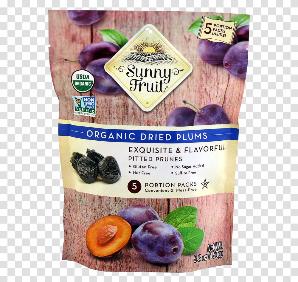 Dried Prunes Organic, Plant, Fruit, Food, Plum Transparent Png