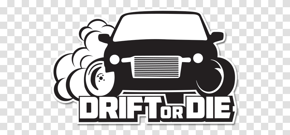 Drift Or Die Sticker, Bumper, Vehicle, Transportation, Car Transparent Png
