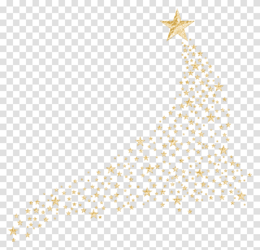 Drift Stars Background Download Christmas Stars Background, Tree, Plant, Ornament Transparent Png
