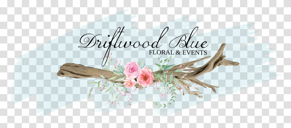 Drift Wood With Flowers, Floral Design, Pattern Transparent Png