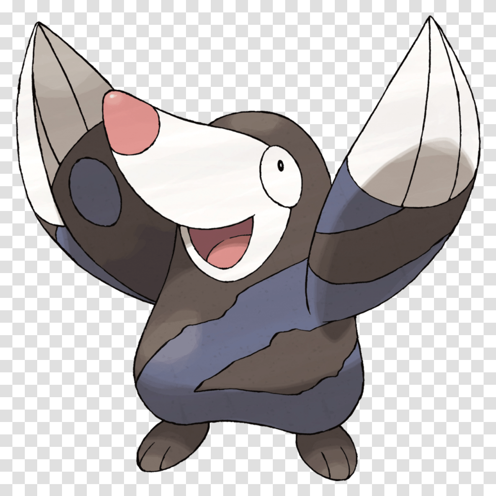 Drilbur Pokmon Bulbapedia The Communitydriven Pokmon Pokemon Drilbur, Beak, Bird, Animal, Art Transparent Png