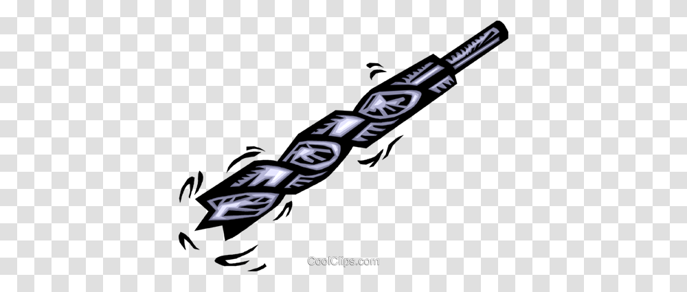 Drill Bit Royalty Free Vector Clip Art Illustration, Oboe, Musical Instrument, Chain, Clarinet Transparent Png