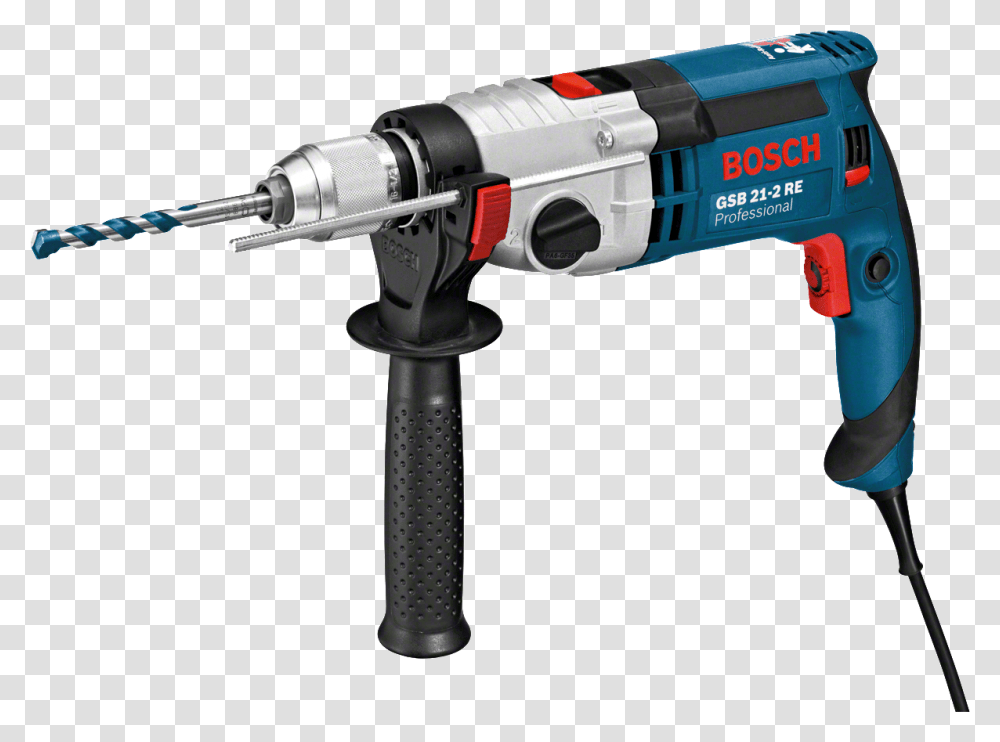 Drill Clipart Pneumatic Drill Bosch Gsb 21 2 Re, Power Drill, Tool Transparent Png