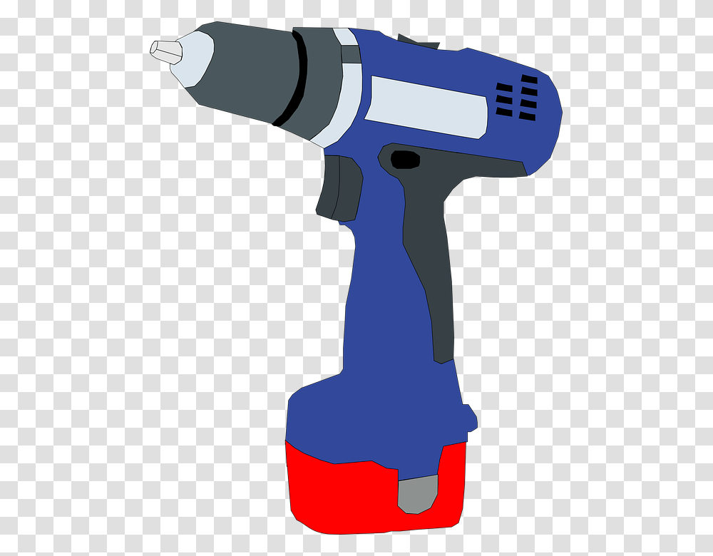 Drill Clipart, Power Drill, Tool Transparent Png