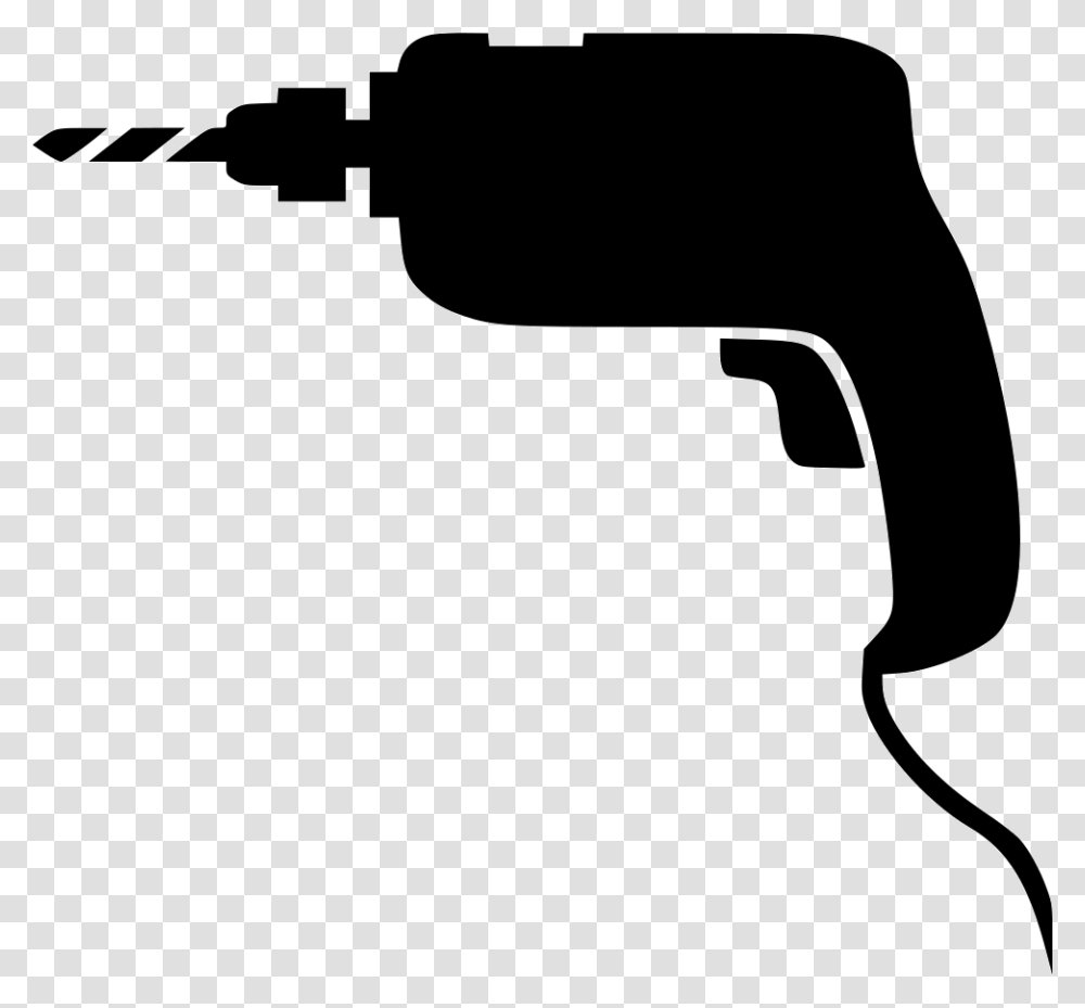 Drill Icon Drill, Power Drill, Tool, Blow Dryer, Appliance Transparent Png