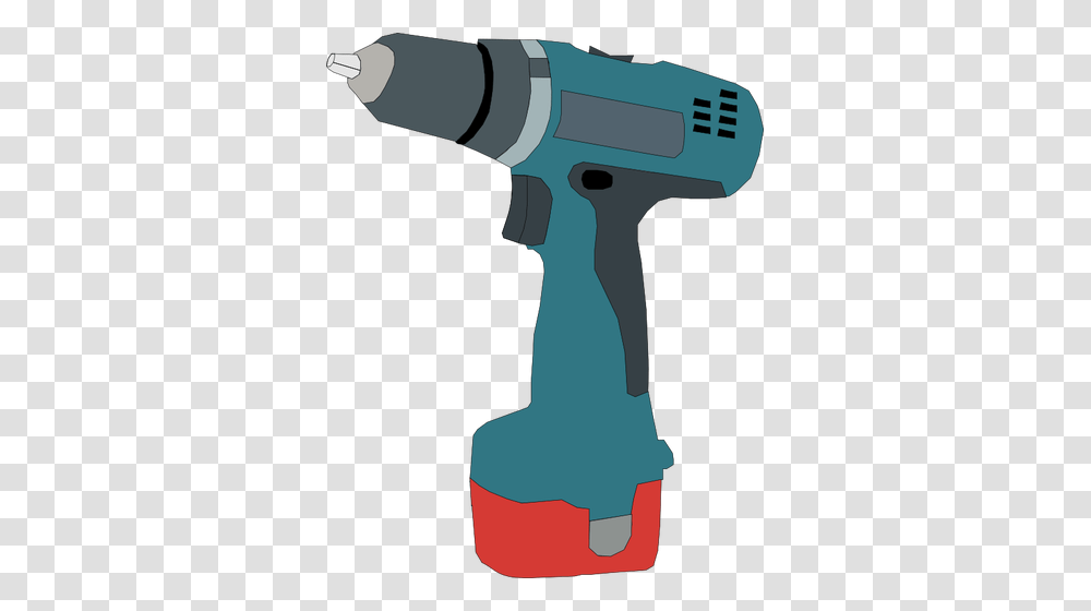 Drill, Tool, Power Drill, Gun, Weapon Transparent Png