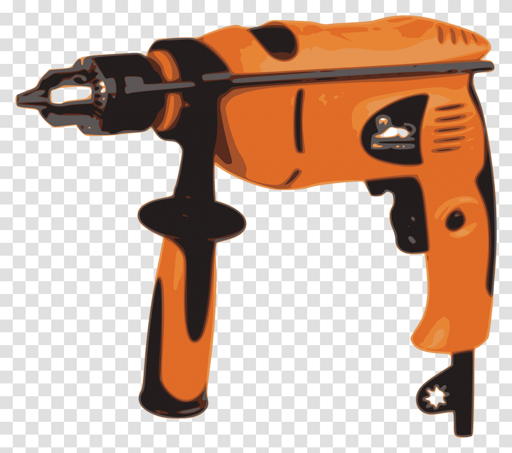 Drill, Tool, Power Drill Transparent Png