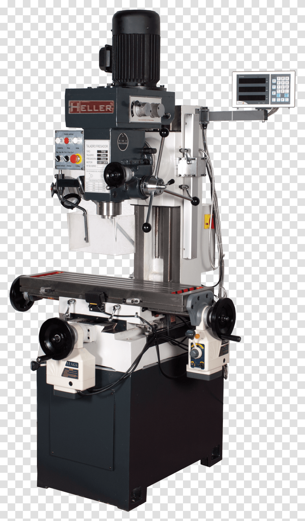 Drilling Milling Machine Heller Tf50 Cnc Mill Drill Machine, Camera, Electronics, Microscope, Lathe Transparent Png