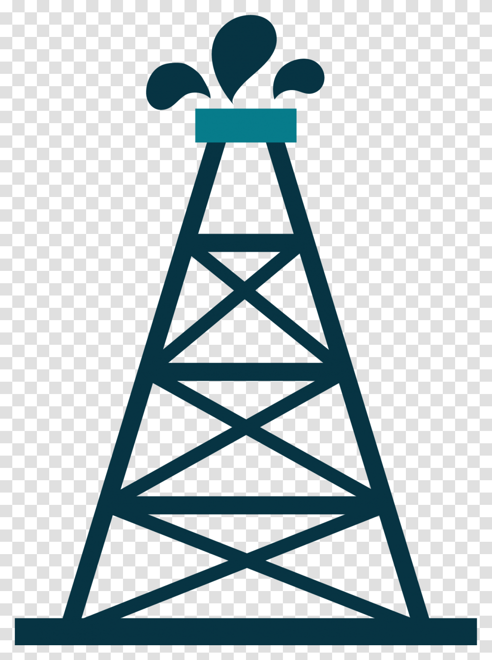 Drilling Rig Clipart Cartoon Oil Rig, Triangle, Nature, Outdoors, Countryside Transparent Png