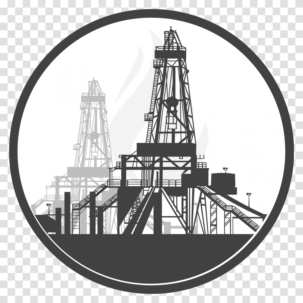 Drilling Rig Clipart, Oilfield, Construction Crane, Light Fixture Transparent Png