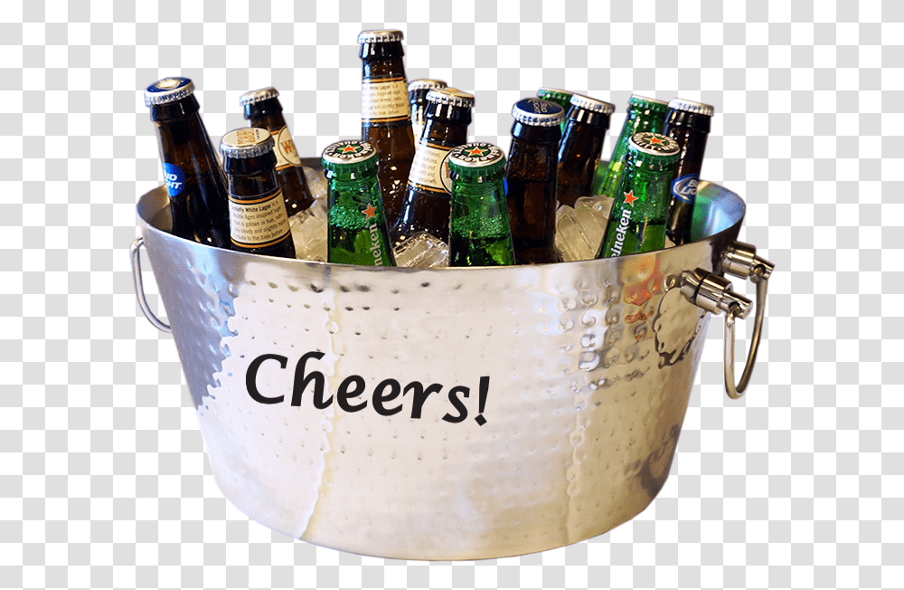 Drink Bucket, Beer, Alcohol, Beverage, Bottle Transparent Png