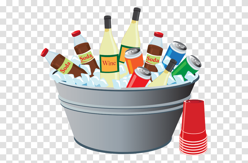 Drink Clipart, Bucket, Bathtub Transparent Png