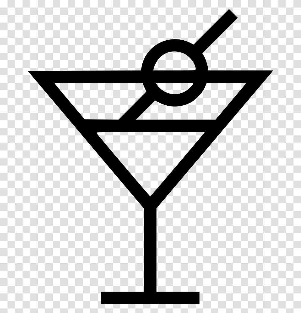 Drink Cocktail Martini Martini Icon, Triangle, Scissors, Blade, Weapon Transparent Png